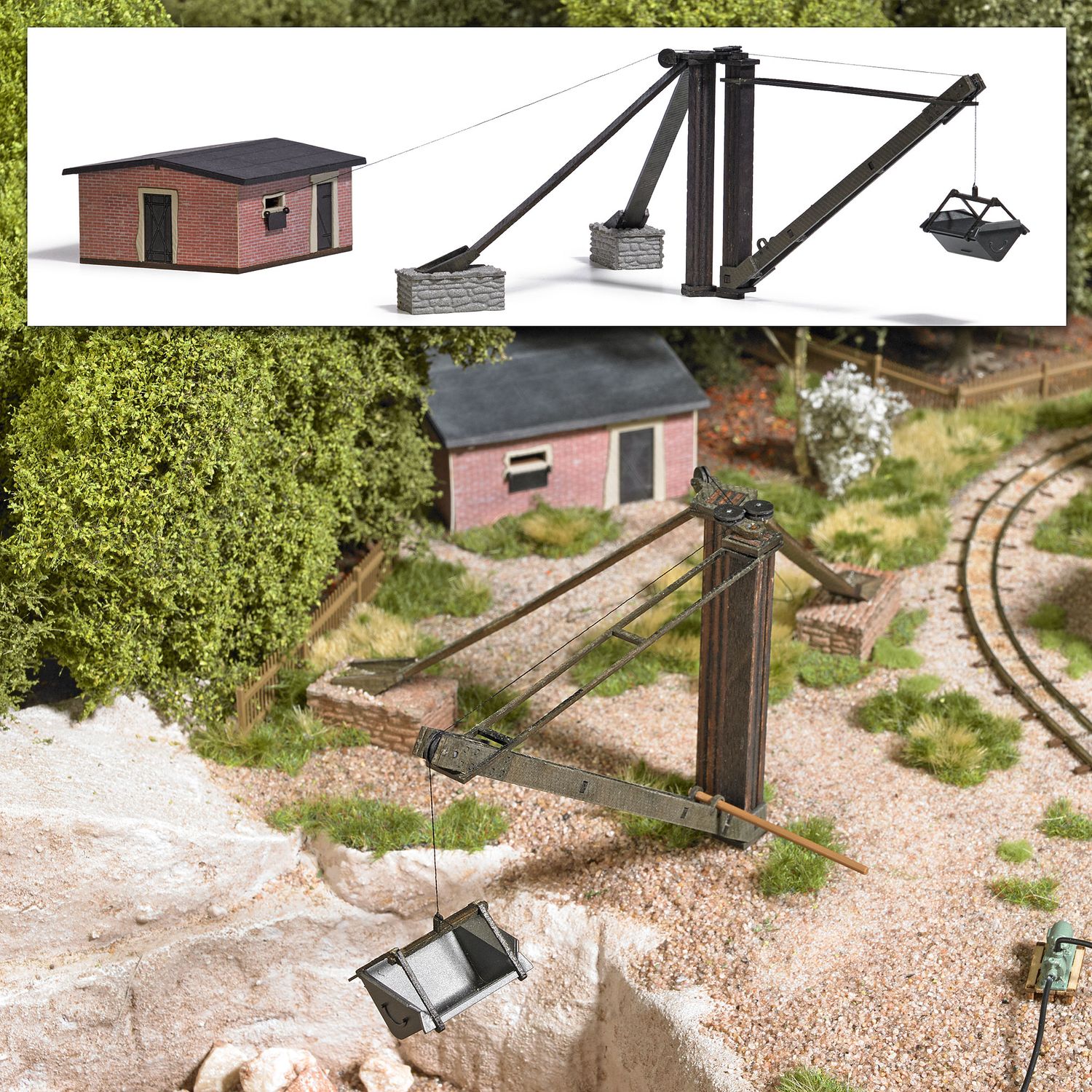 Busch Modello Finito In Scala H0, Treno In Miniatura, Qualità Eccellente, Pronto All'uso