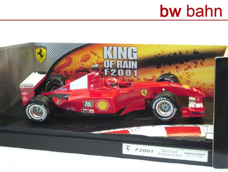 特価 Hot Wheels (1/18) フェラーリ F2001 Hot Wheels 1/18 Ferrari F2001 Michael Schumacher #1 Marlboro