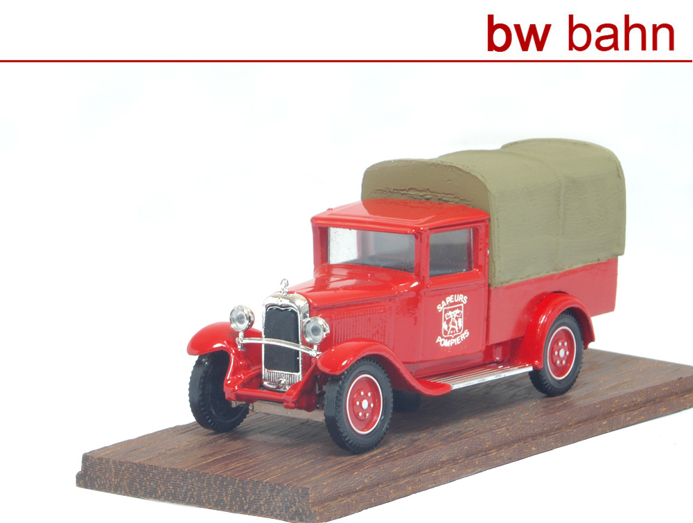 Citroën Méhari & remorque - Sapeurs Pompiers - Solido - 1/43 (Gebraucht
