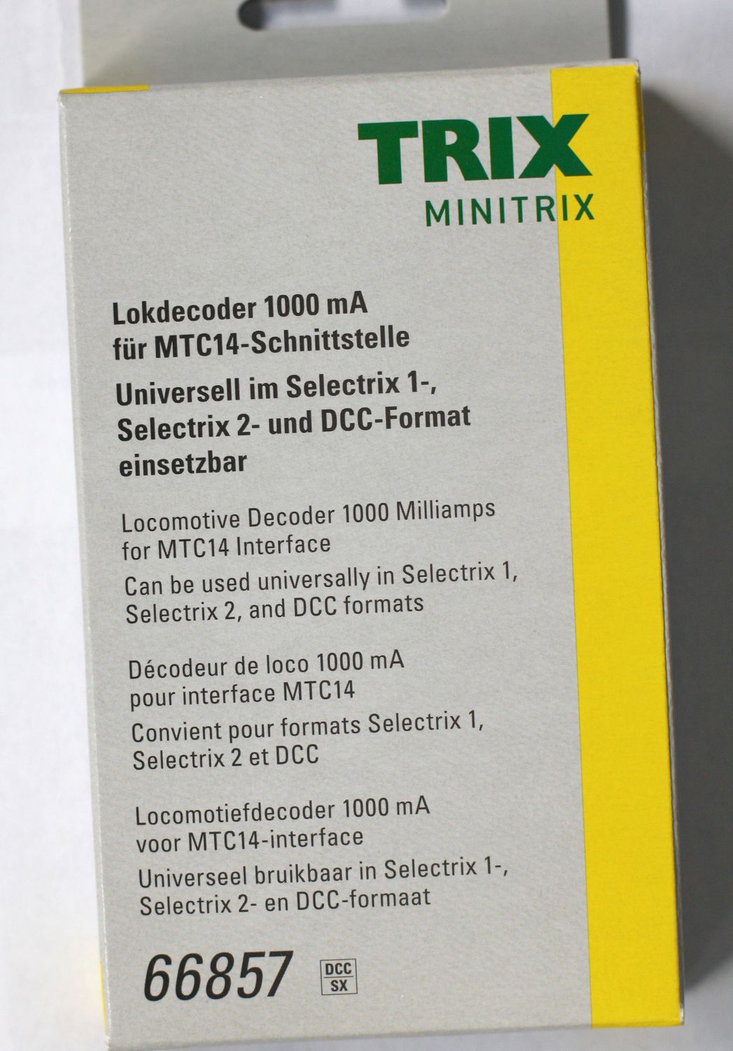 Minitrix Spur N 66857 Lokdecoder 1000 mA für MTC14-Schnittstelle