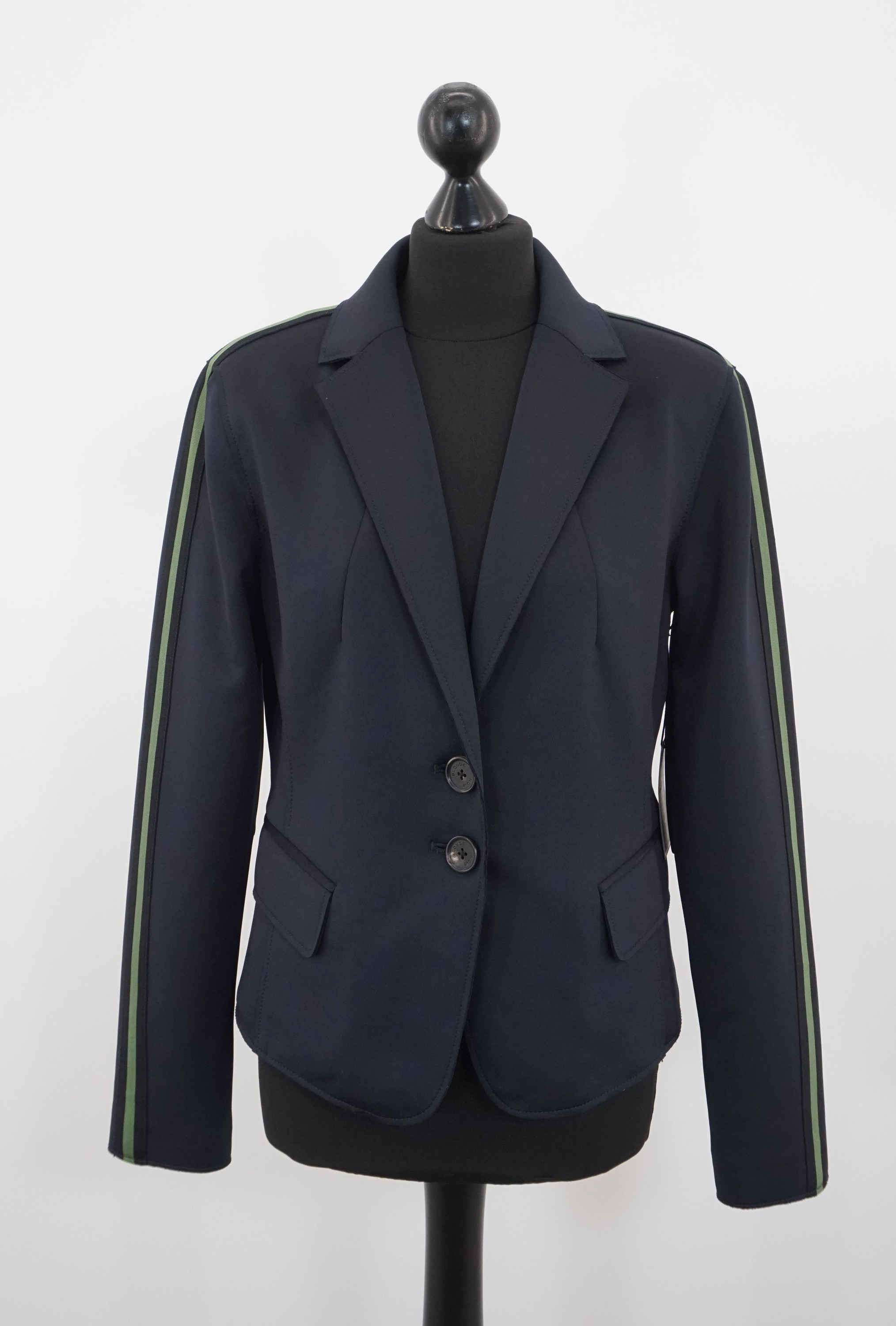 Blonde No.8 women's blazer Nizza N Stripe size M 40 blue dark blue uni NEW Blonde No.8 women's blazer Nizza N Stripe size M 40 blue dark blue uni NEW