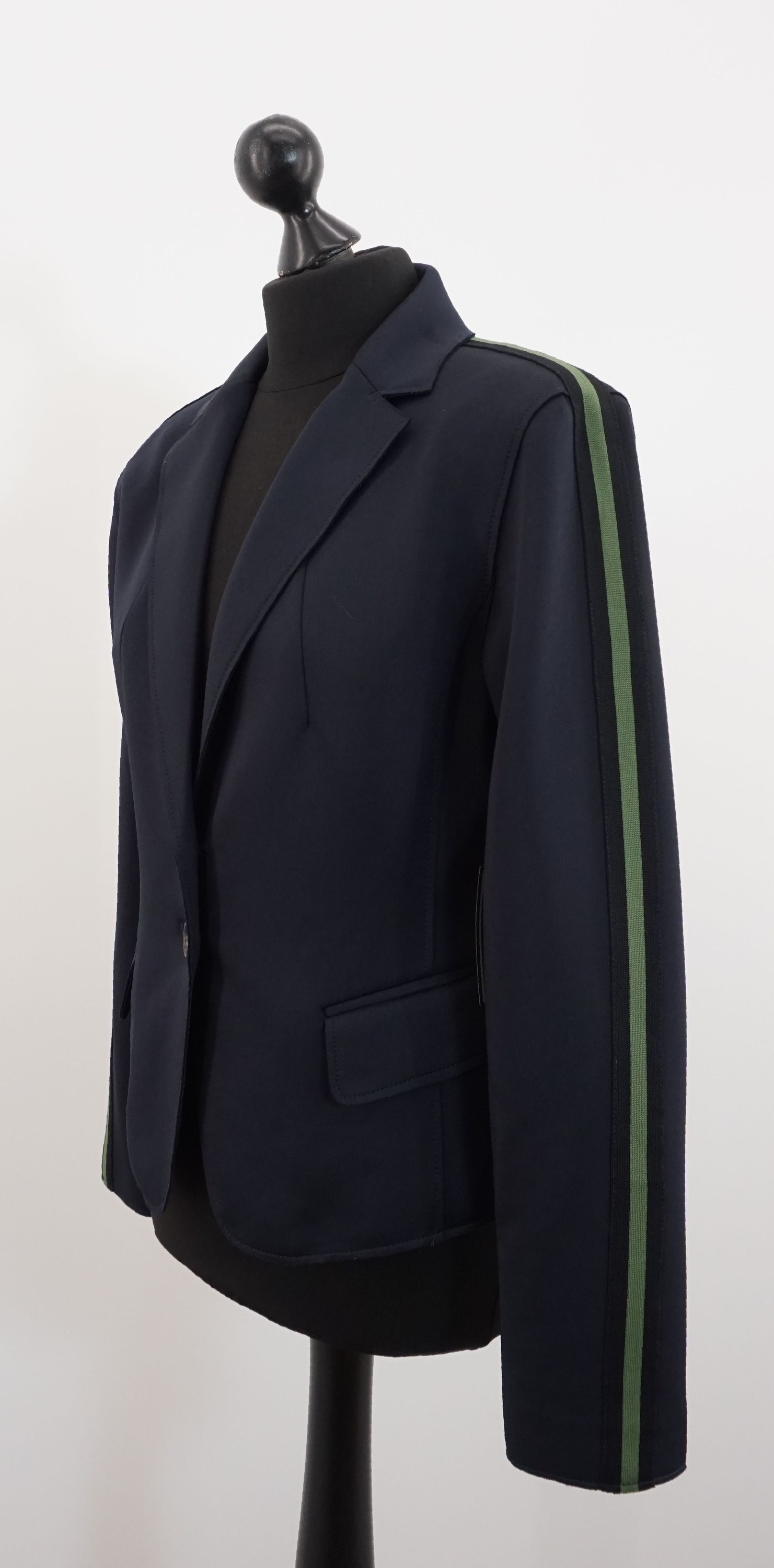 Blonde No.8 women's blazer Nizza N Stripe size M 40 blue dark blue uni NEW Blonde No.8 women's blazer Nizza N Stripe size M 40 blue dark blue uni NEW