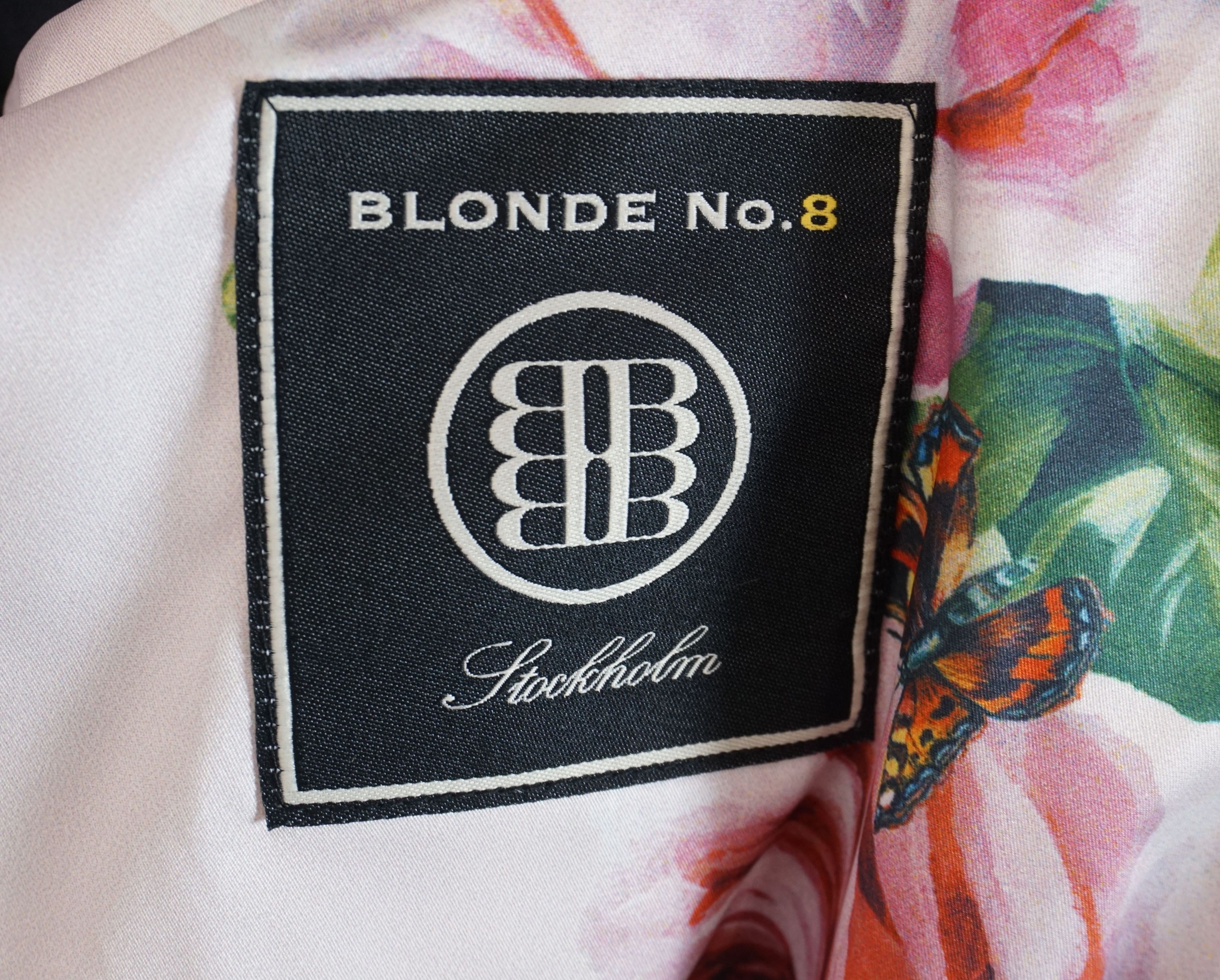 Blonde No.8 women's blazer Nizza N Stripe size M 40 blue dark blue uni NEW Blonde No.8 women's blazer Nizza N Stripe size M 40 blue dark blue uni NEW