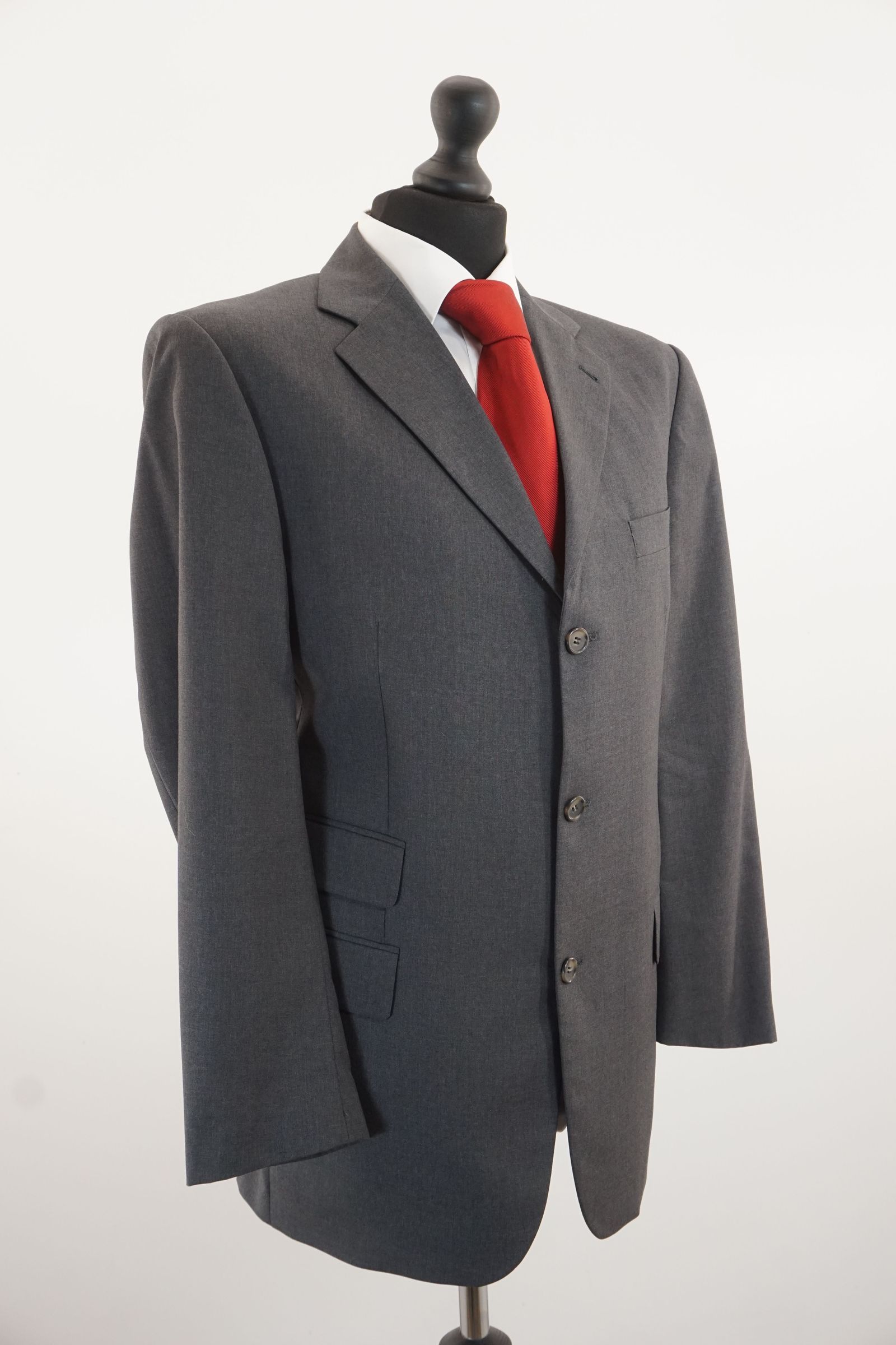 SÖR Loro Piana giacca giacca 25 grigio grigio scuro 3 bottoni Super 110s Nuovo D420 SÖR Loro Piana giacca giacca 25 grigio grigio scuro 3 bottoni Super 110s Nuovo D420