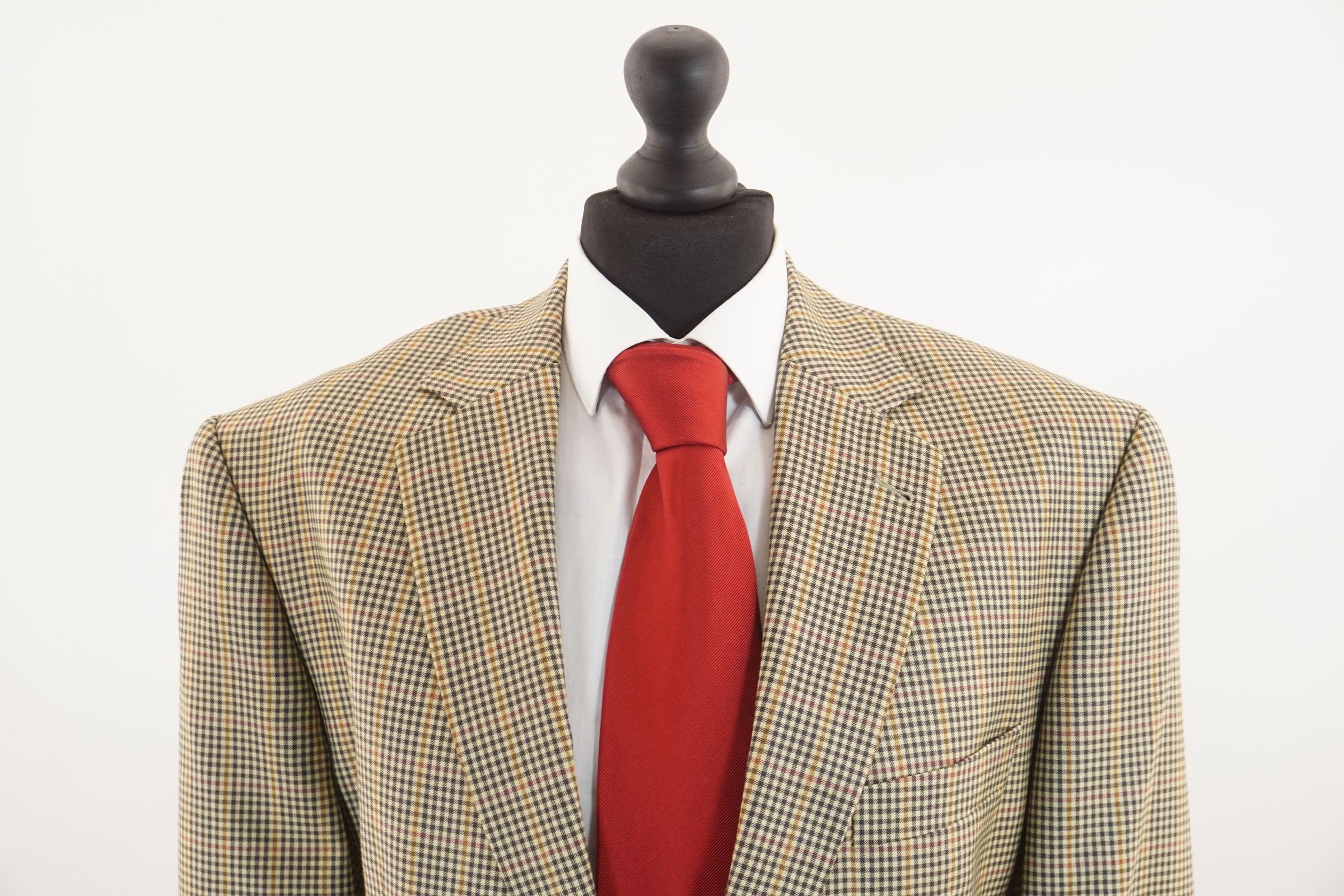 Giacca Reid & Taylor giacca Amalfi 28 beige a quadri monopetto 2 bottoni nuova D462 Giacca Reid & Taylor giacca Amalfi 28 beige a quadri monopetto 2 bottoni nuova D462