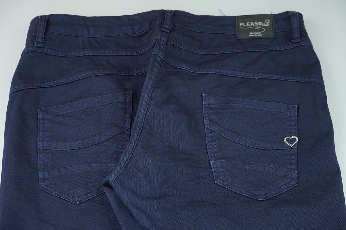 Please jeans trousers W32 L32 32/32 blue stonewashed denim straight C775 Please jeans trousers W32 L32 32/32 blue stonewashed denim straight C775