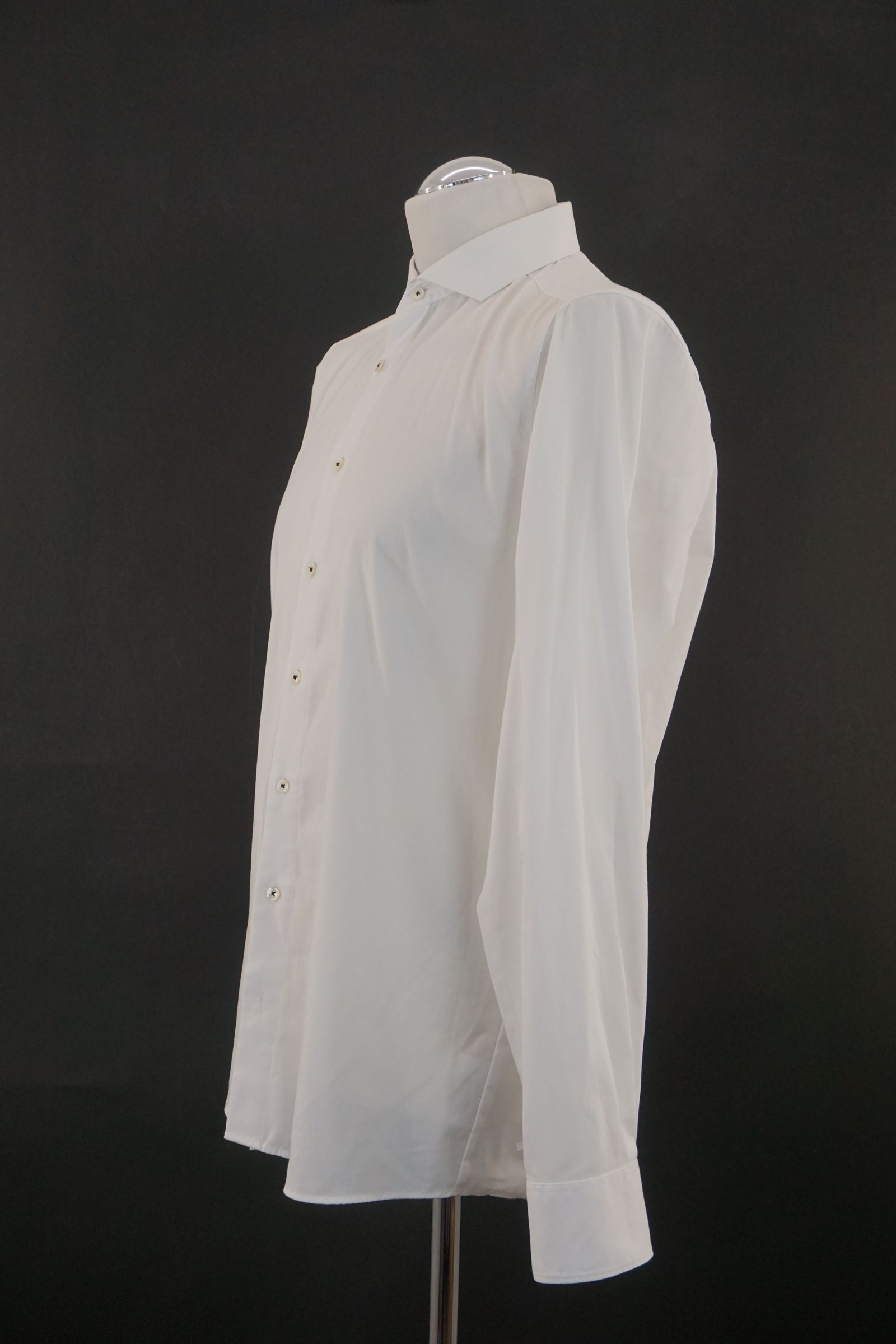 Nils Sundström shirt L KW41 white long sleeve shark slim stretch B562 Nils Sundström shirt L KW41 white long sleeve shark slim stretch B562