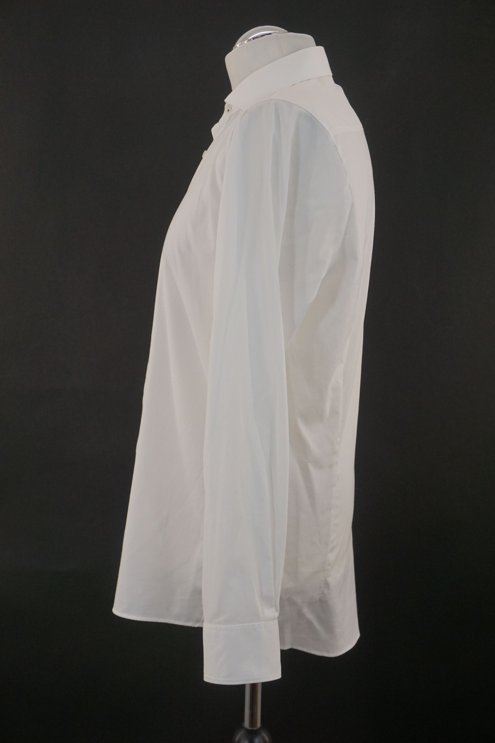 Nils Sundström shirt L KW41 white long sleeve shark slim stretch B562 Nils Sundström shirt L KW41 white long sleeve shark slim stretch B562
