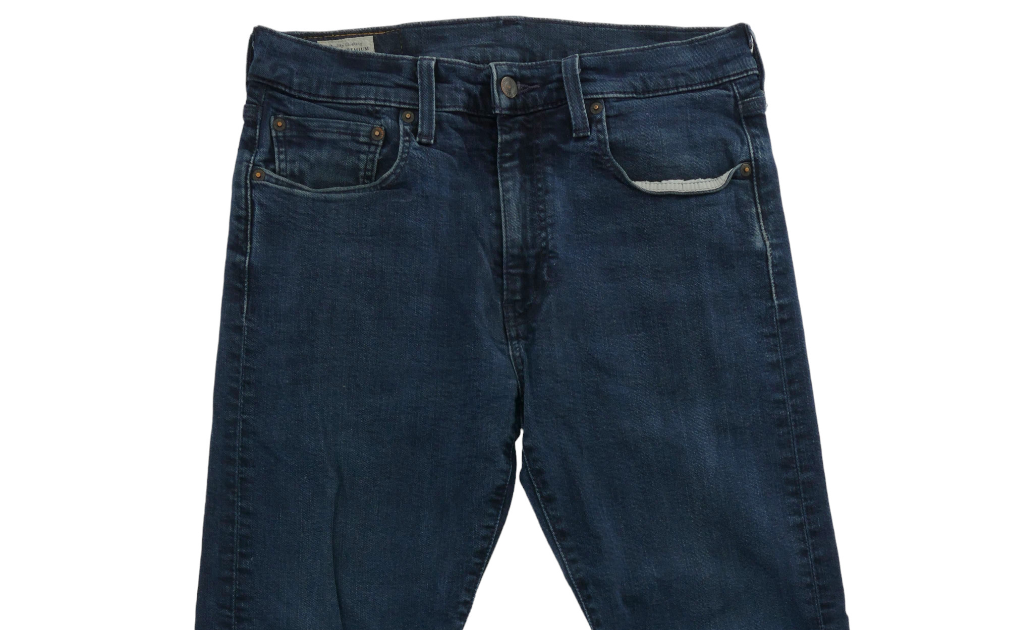Levi's Premium LOT HI-Ball men's jeans trousers W32 blue dark blue stone stretch Levi's Premium LOT HI-Ball men's jeans trousers W32 blue dark blue stone stretch