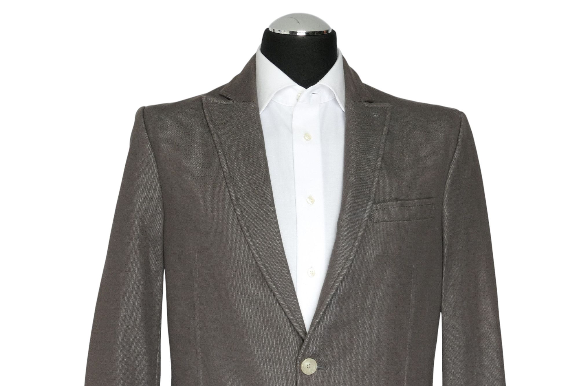Giacca uomo Drykorn 50 grigia monopetto 2 bottoni 100% cotone B-stock Giacca uomo Drykorn 50 grigia monopetto 2 bottoni 100% cotone B-stock