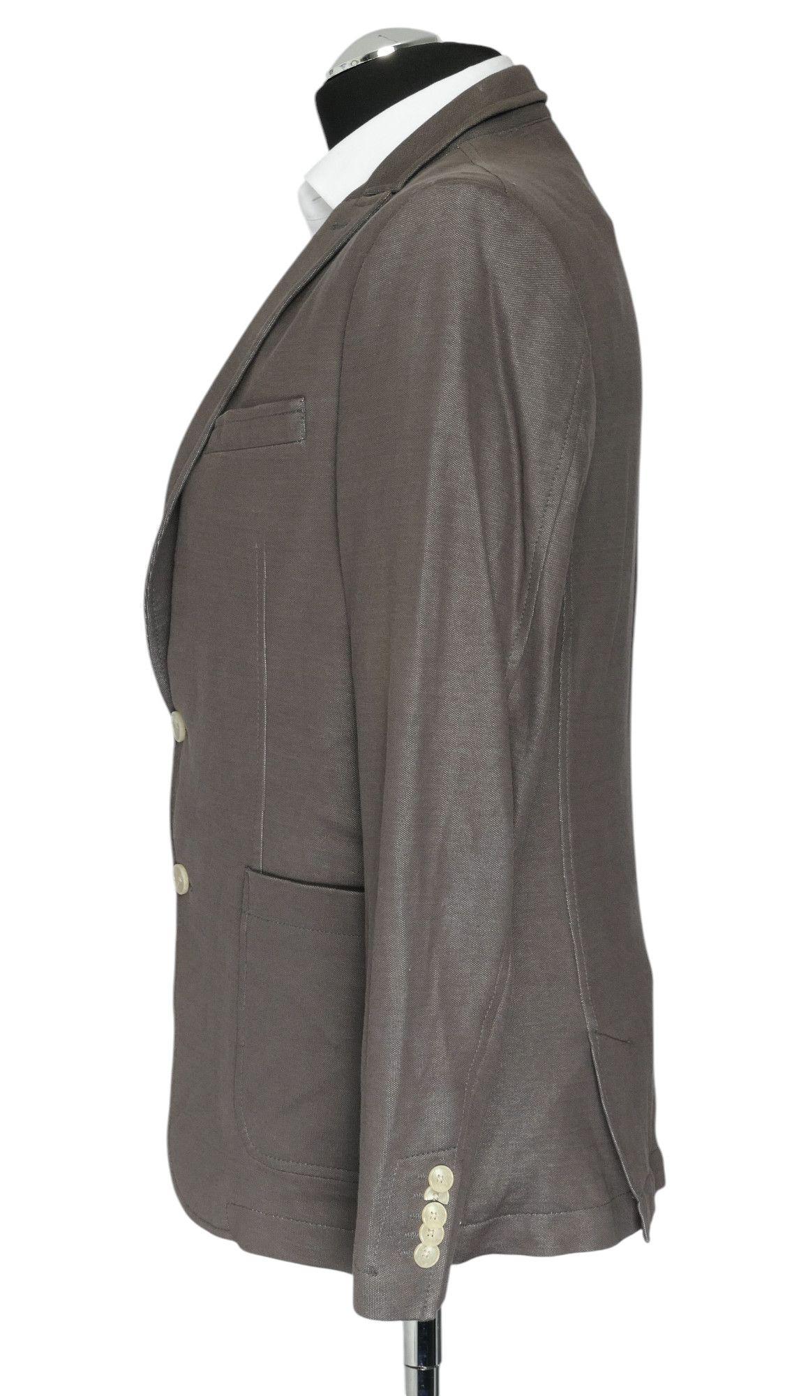 Giacca uomo Drykorn 50 grigia monopetto 2 bottoni 100% cotone B-stock Giacca uomo Drykorn 50 grigia monopetto 2 bottoni 100% cotone B-stock