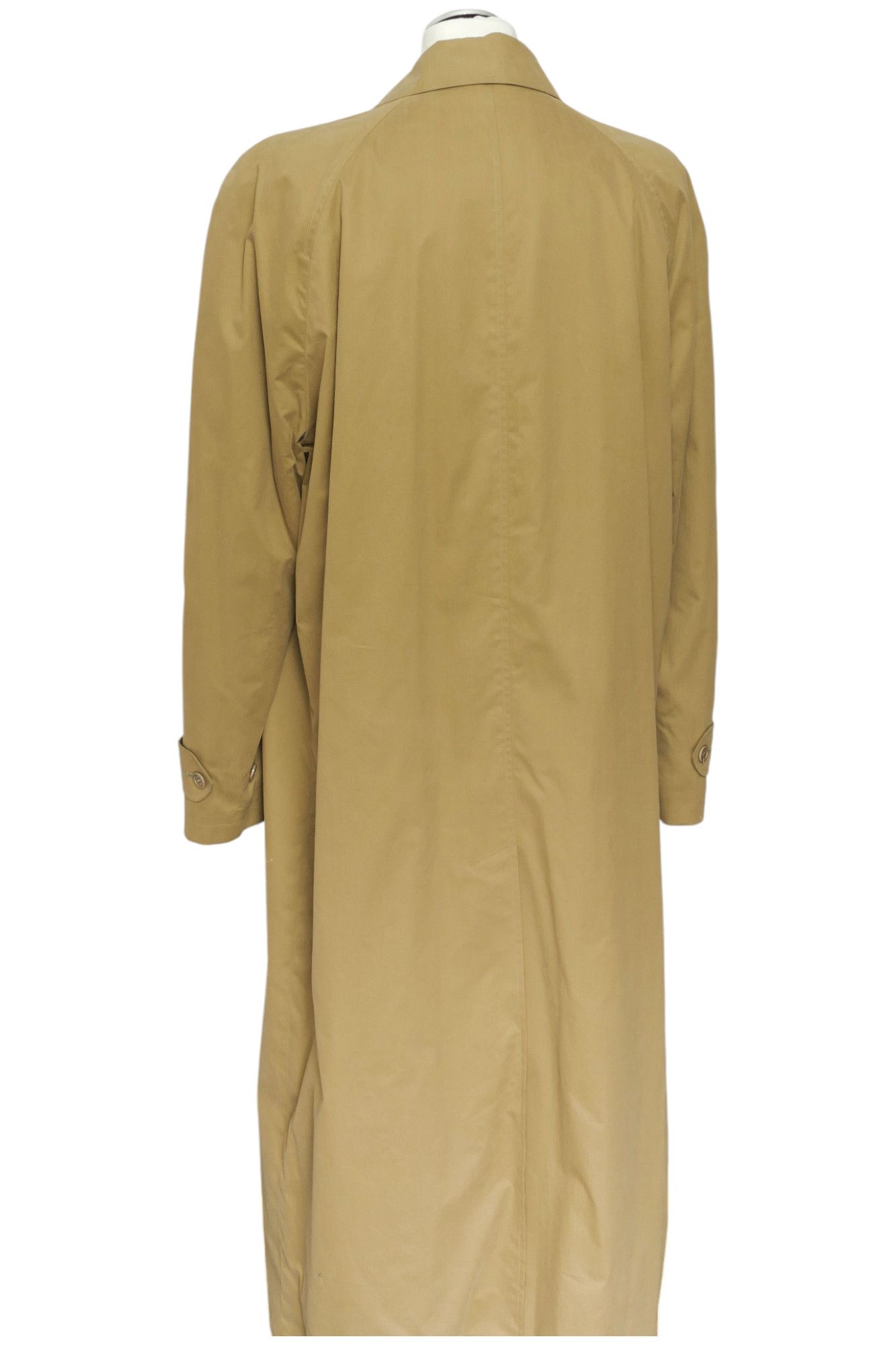 Allegri Men's Trench Coat 54 XL Beige Single Breasted Lining Long