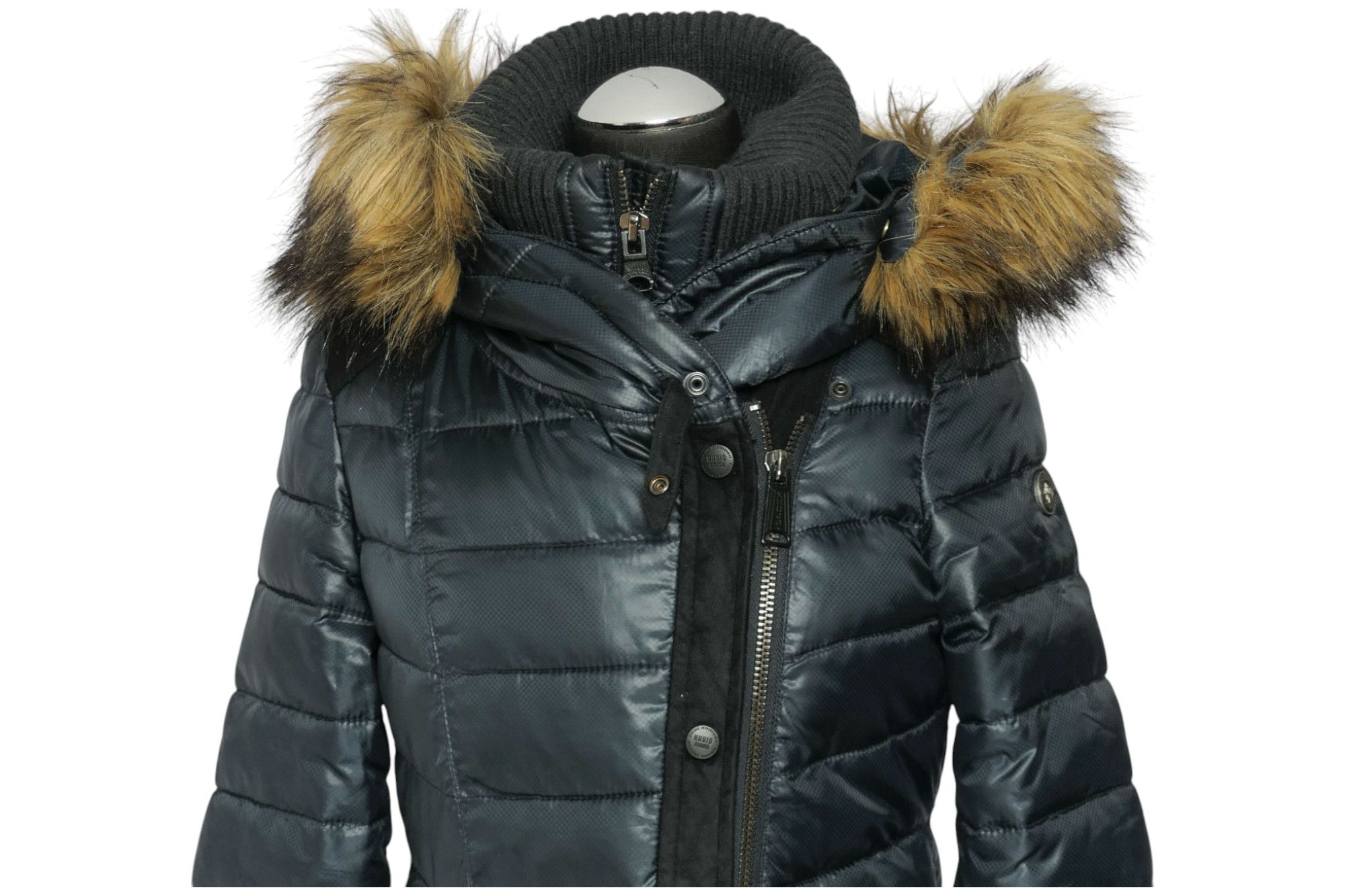 Khujo women's quilted jacket Anthra Inner Jacket S dark blue warmly lined Khujo women's quilted jacket Anthra Inner Jacket S dark blue warmly lined