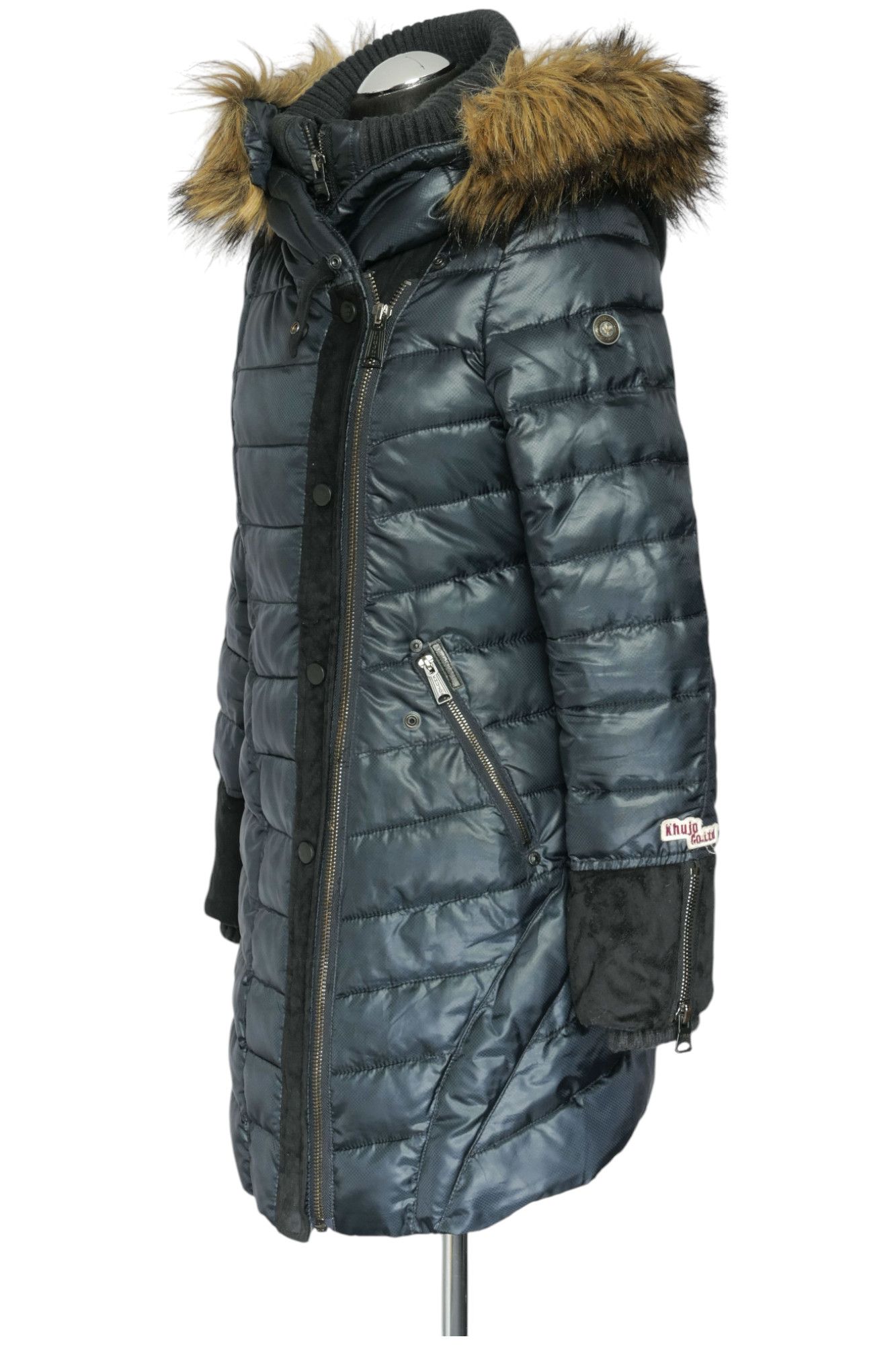 Khujo women's quilted jacket Anthra Inner Jacket S dark blue warmly lined Khujo women's quilted jacket Anthra Inner Jacket S dark blue warmly lined