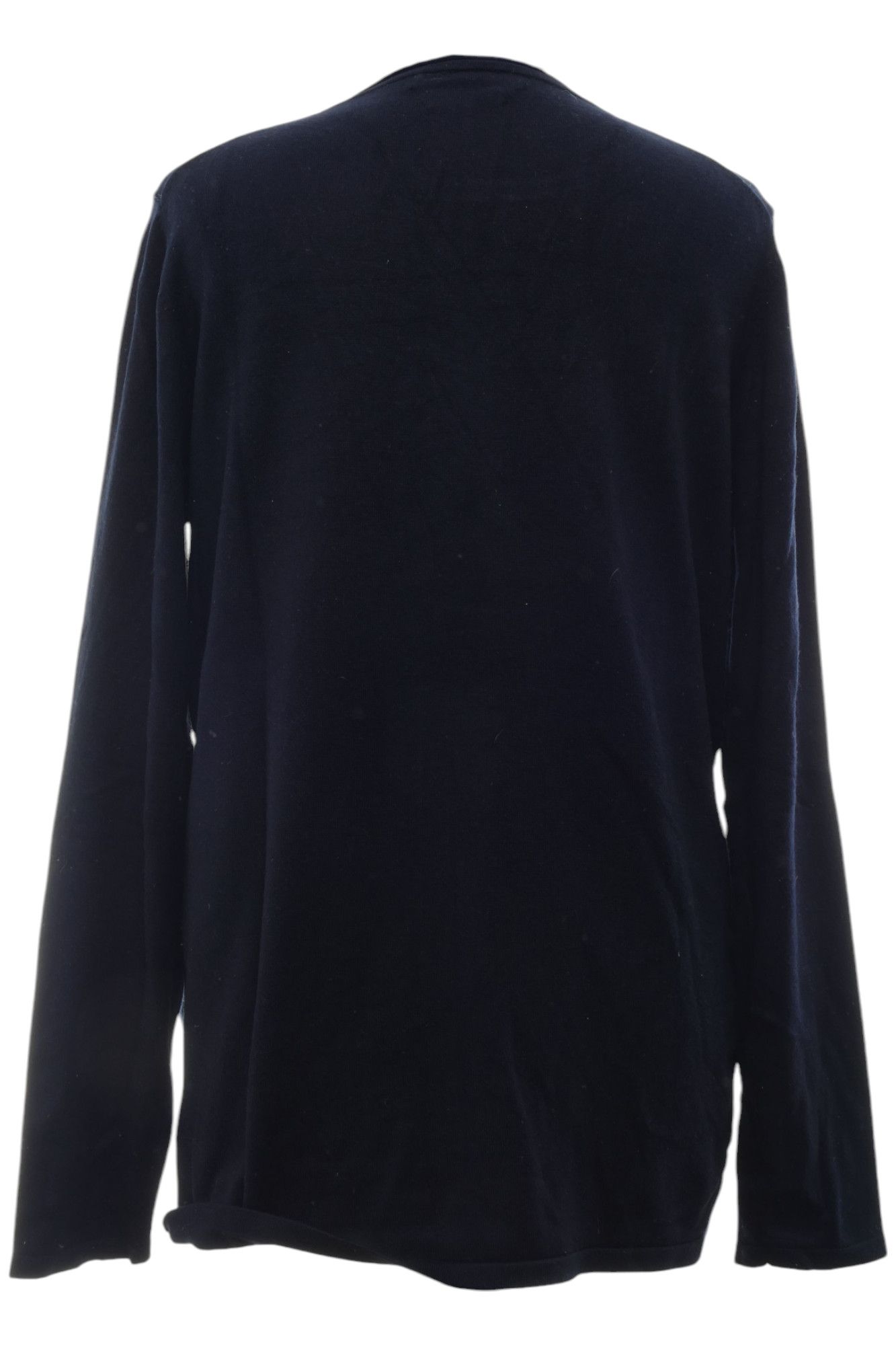 BRAX women's pullover sweater 42 blue dark blue round neck fine knit with viscose BRAX women's pullover sweater 42 blue dark blue round neck fine knit with viscose