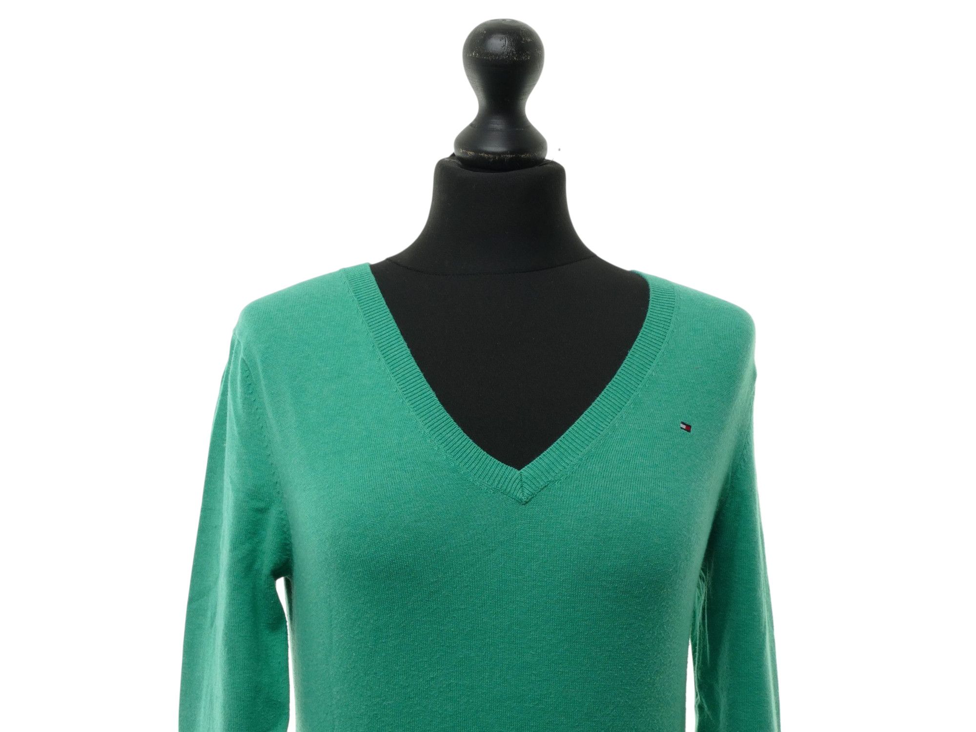 V Neck Tommy Pullover GrÃ¼n Neon Green Tommy Tommy Hilfiger