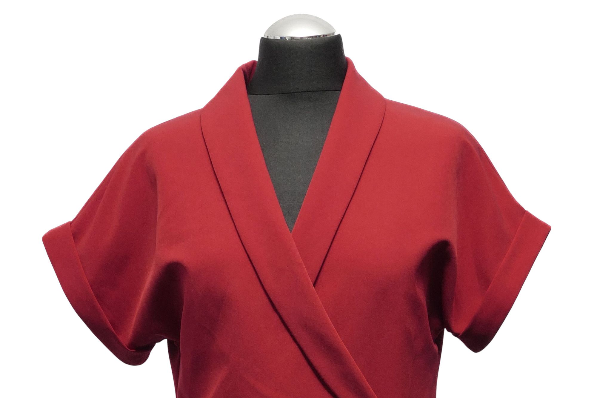 Rinascimento sheath dress dress M red uni short sleeve Rinascimento sheath dress dress M red uni short sleeve