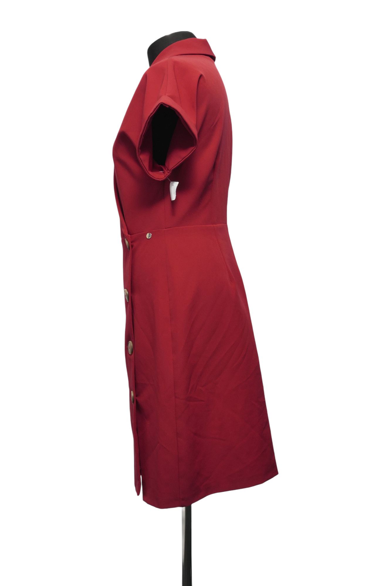 Rinascimento sheath dress dress M red uni short sleeve Rinascimento sheath dress dress M red uni short sleeve