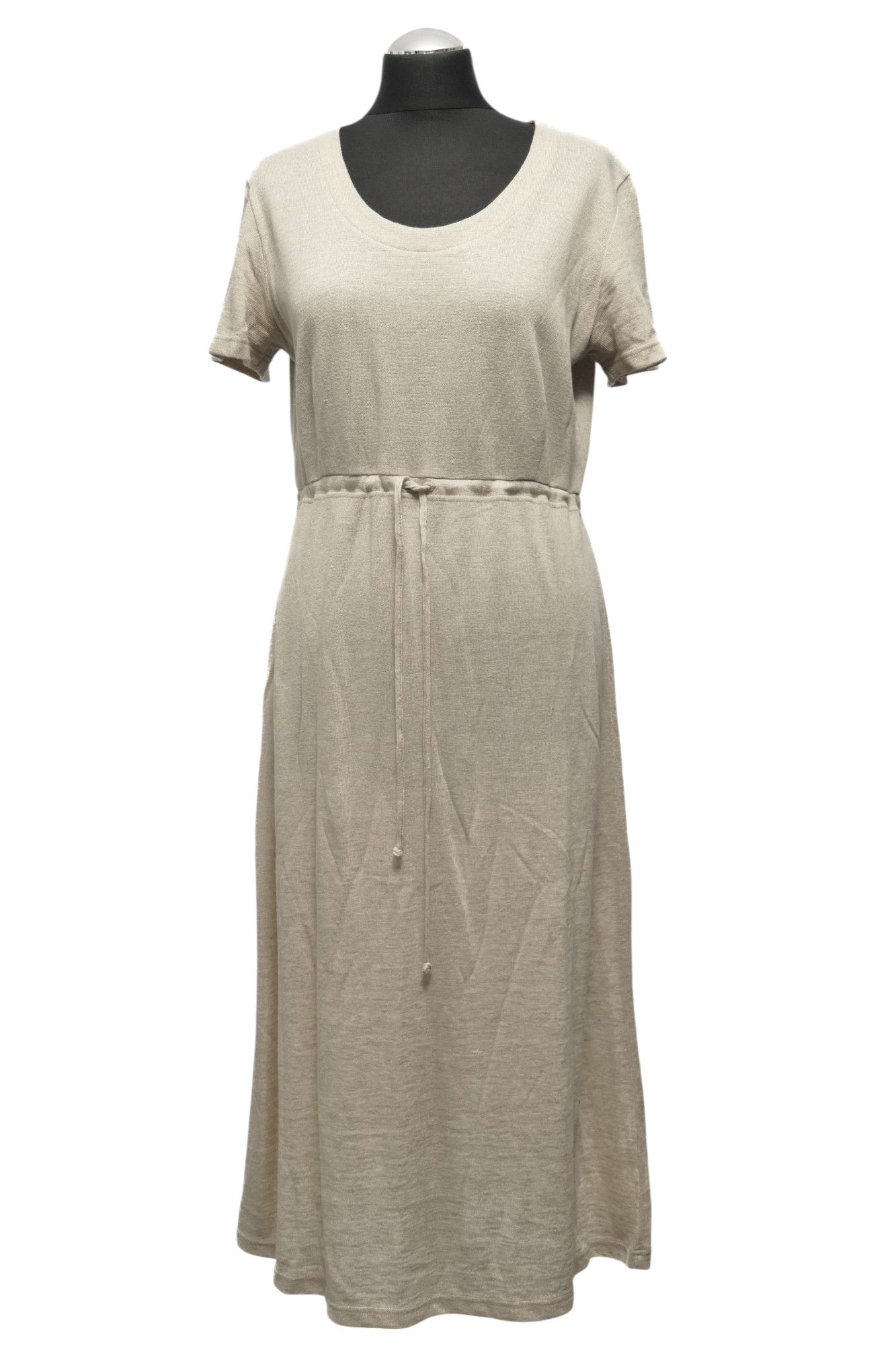 Hessnatur Knit Dress Size 38 Beige Melange Midi Short Sleeve Knit With Linen | eBay Hessnatur Knit Dress Size 38 Beige Melange Midi Short Sleeve Knit With Linen | eBay