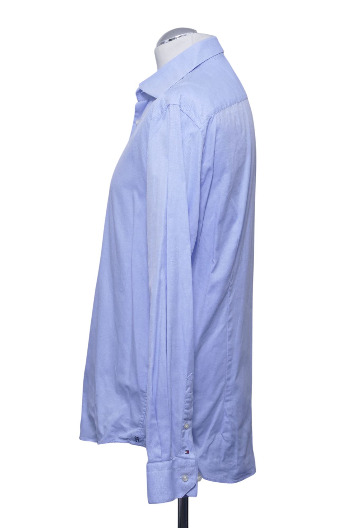 Camicia Tommy Hilfiger KW44 XL Slim blu azzurro manica lunga squalo ÄL 69cm Camicia Tommy Hilfiger KW44 XL Slim blu azzurro manica lunga squalo ÄL 69cm