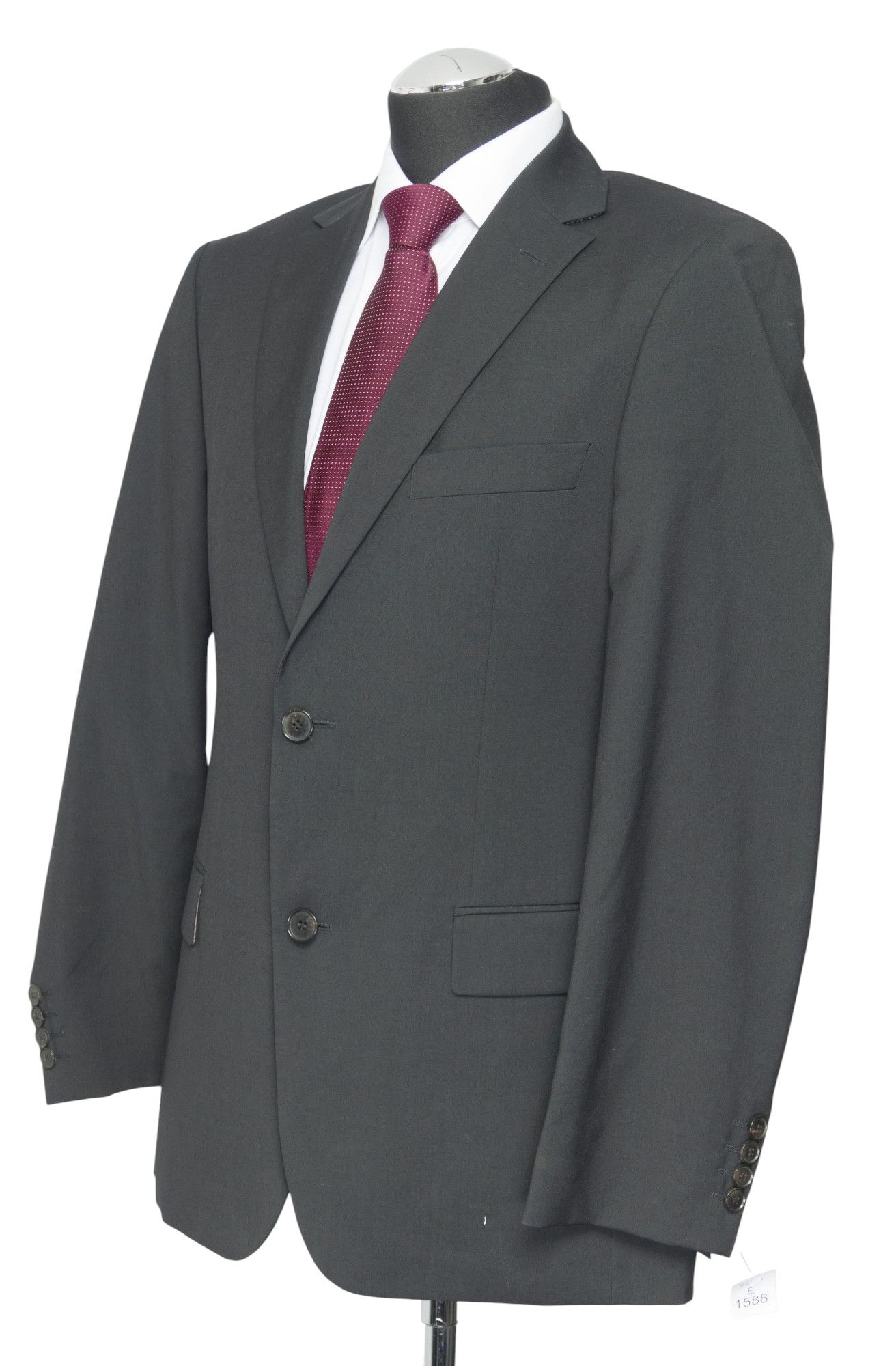 Giacca HUGO BOSS da uomo Pasolini 48 nera monopetto a 2 bottoni in lana vergine Giacca HUGO BOSS da uomo Pasolini 48 nera monopetto a 2 bottoni in lana vergine