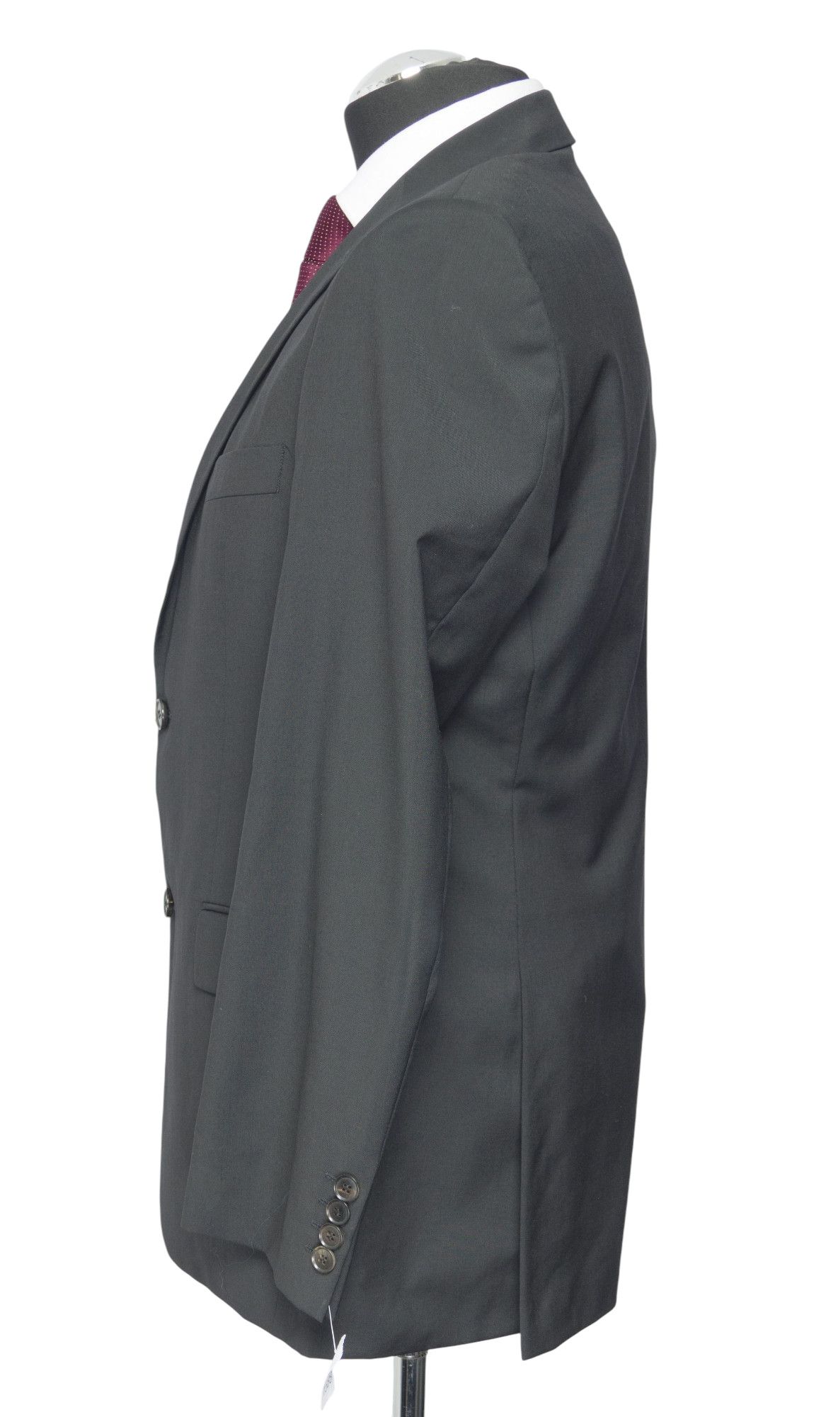 Giacca HUGO BOSS da uomo Pasolini 48 nera monopetto a 2 bottoni in lana vergine Giacca HUGO BOSS da uomo Pasolini 48 nera monopetto a 2 bottoni in lana vergine