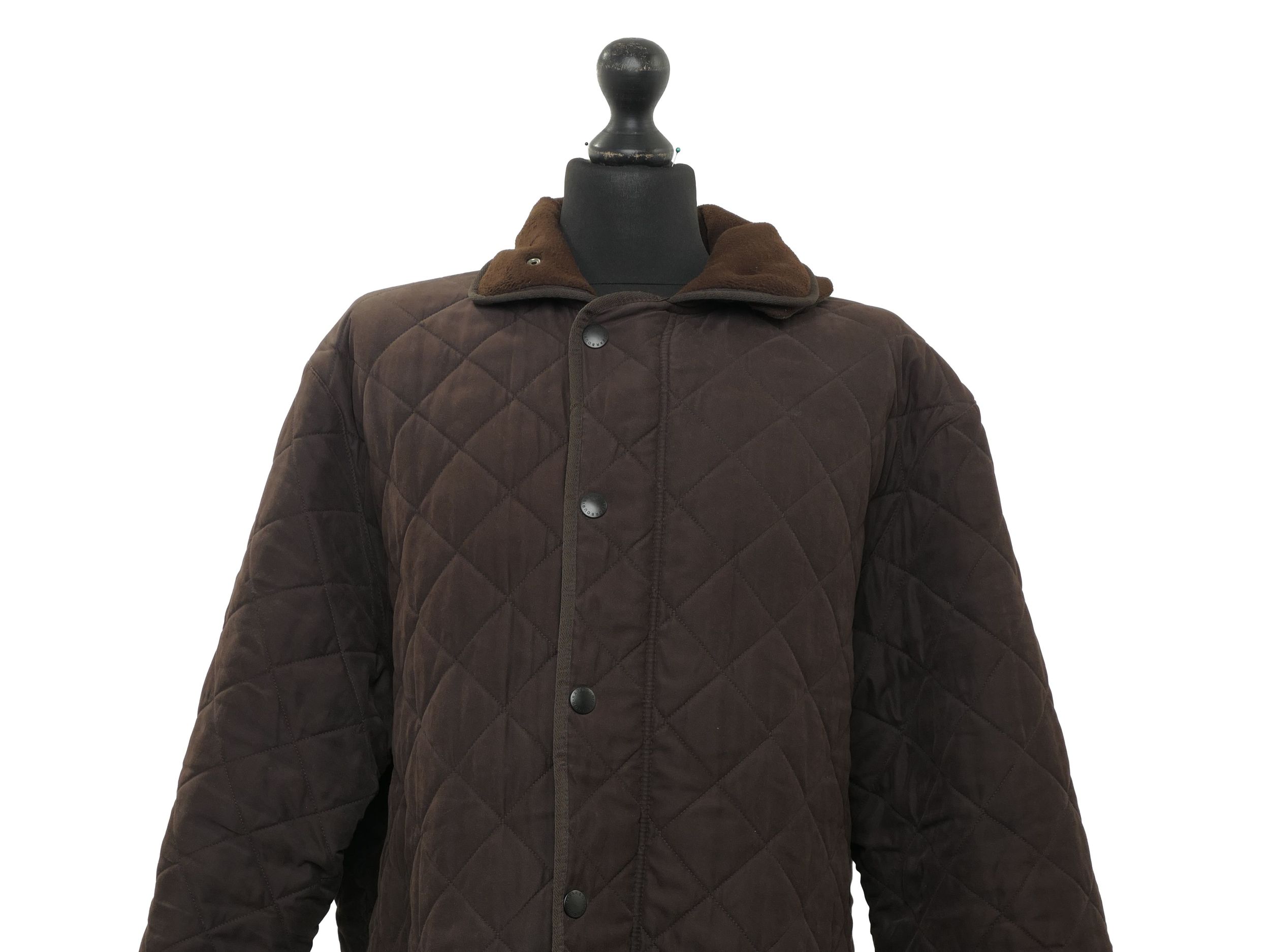 Barbour Microfibre Polarquilt Long Men'S Quilted Jacket Coat XXL