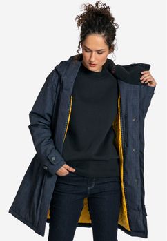 Wintermantel Damen Mit Kapuze - Warm Gefütterte Steppjacke Für Kalte Tage