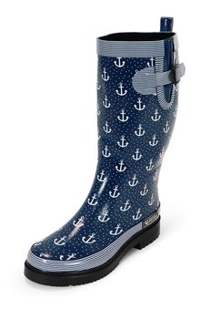 MADSea Damen Gummistiefel Ocean Anchor High Langschaft