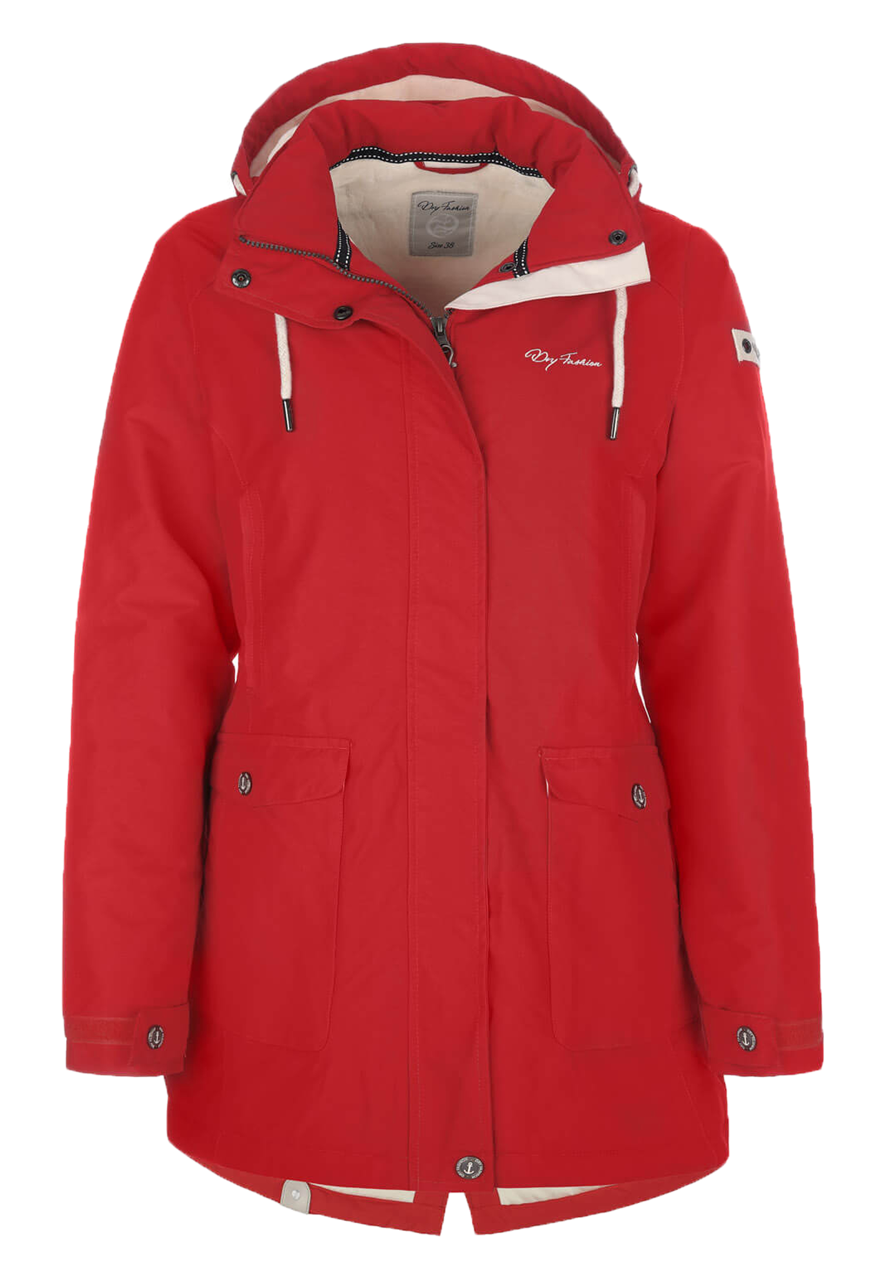 Dry Fashion Damen Funktionsmantel Aarhus mit Kapuze I warm