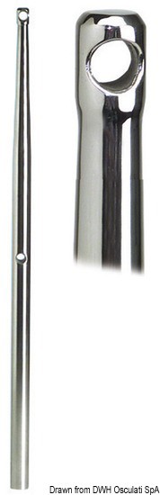 Osculati Edelstahl Relingstütze - AISI 316 - in verschiedenen