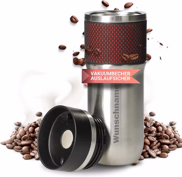 Personalisierbarer Premium Edelstahl Thermobecher NEPTUN