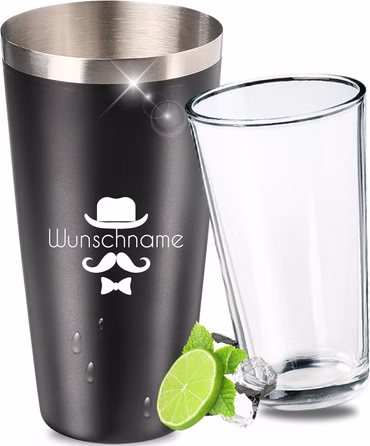 Dein Eigener Cooler Personalisierter Cocktailshaker (Freitext)