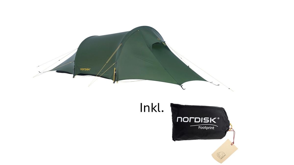 NORDISK HALLAND 2 LW 　グリーン Halland 2 LW (2.0) Tent - 2 person | Black Forest Green