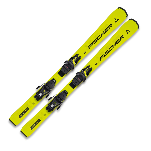 Fischer RC4 Race JR Ski 130-150 Cm Mit FS Bindung - Kinderski Für Einsteiger Und Fortgeschrittene