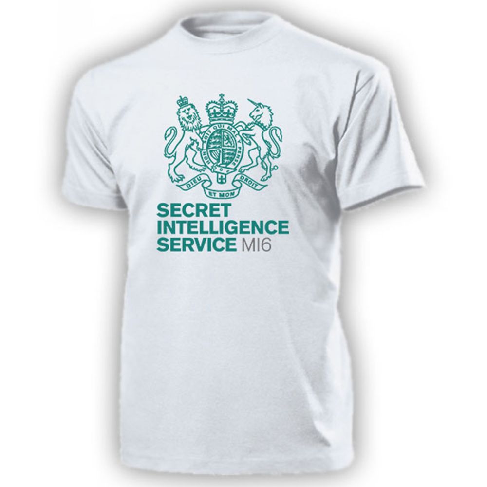 Mi6 Secret Intelligence Service Wappen Logo Abzeichen England T Shirt 17093 Ebay