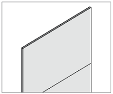 Vollblech Rückwand für Fachbodenregale