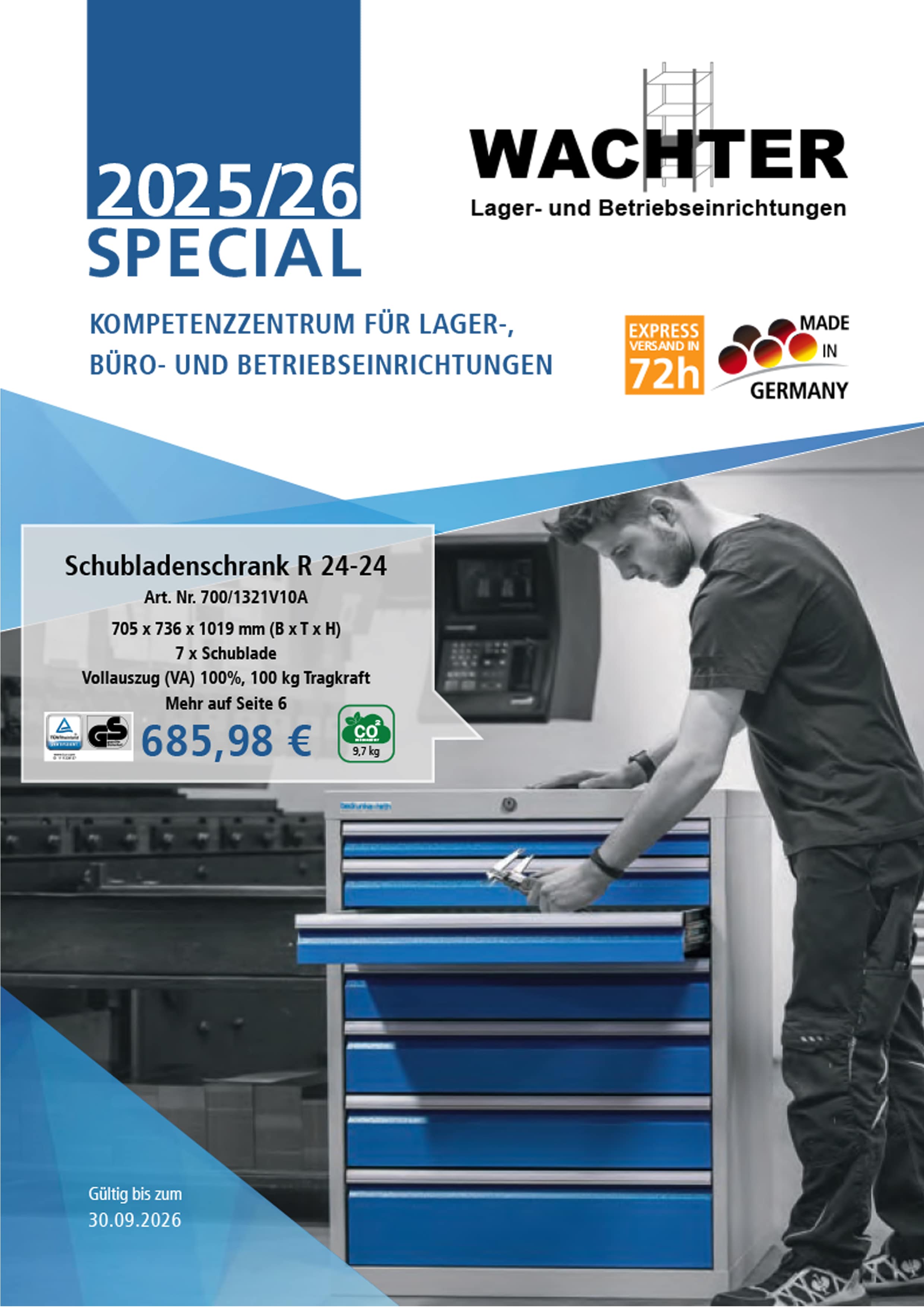 Prospekt Werkstatteinrichtung Special 2025/26
