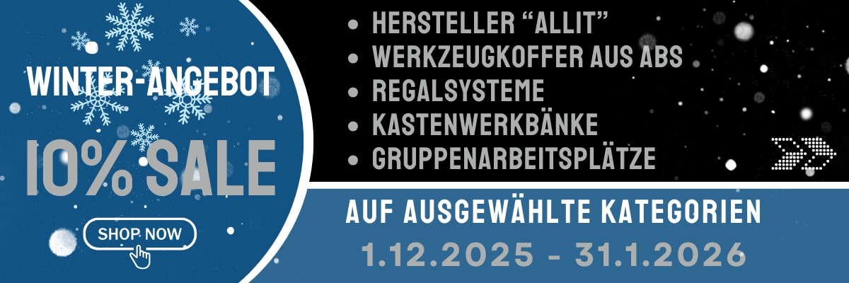 Dezember-Angebot, 10% auf ausgewählte Kategorien