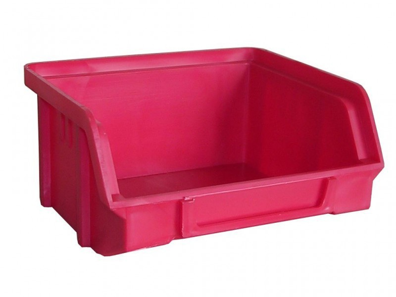 Sichtbox aus PS, Gr. 1, rot, 1 Stück Sichtbox aus PS, Gr. 1, rot, 1 Stück