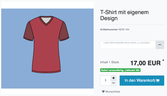 bestelleigenschaft eigenes bild ergebnis
