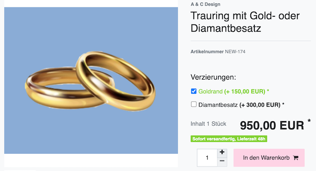 optionen webshop