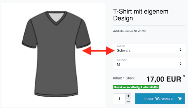 attribute varianten bilder plentyshop