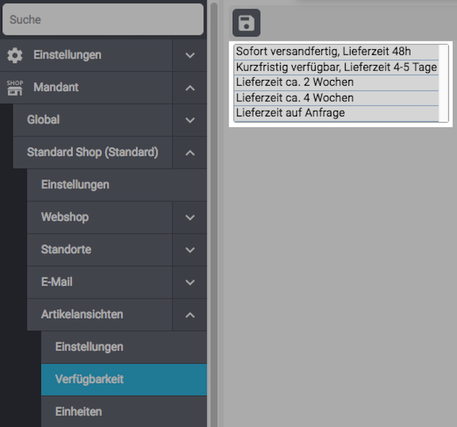 Verfügbarkeit