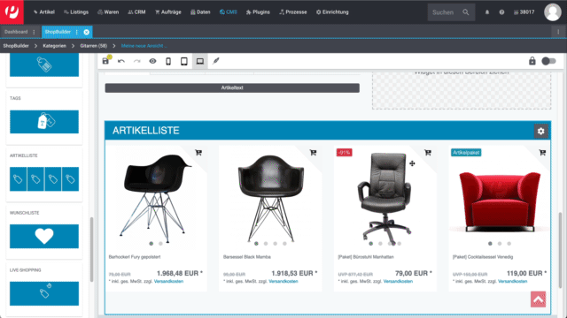 cross selling erscheinungsbild