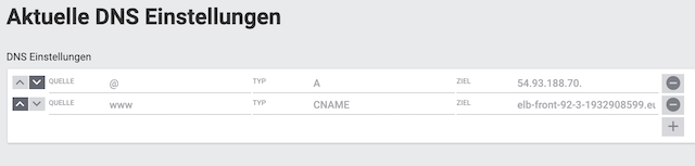 DNS-Einstellungen