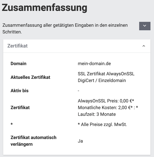 assistent zusammenfassung