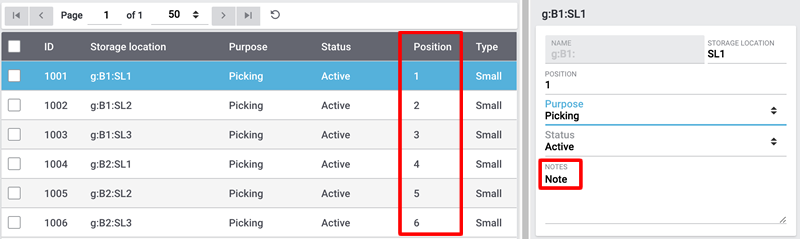 display in structure manager