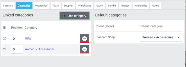 category defaultcategory
