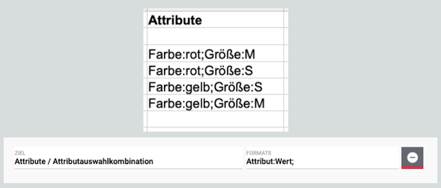 best practice variante attribute
